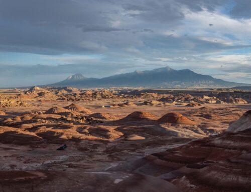 The Sun Sets on the Bentonite Hills